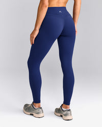 UnifiedMove™ High Waisted Leggings with Reflective Logo | Varsity Blue