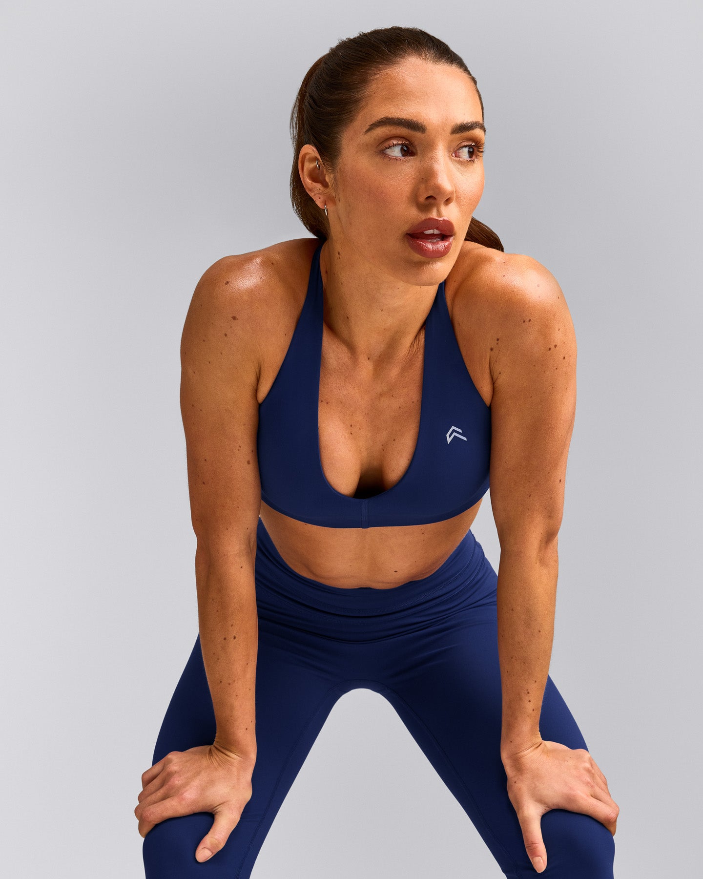 UnifiedMove™ Micro Bralette with Reflective Logo | Varsity Blue