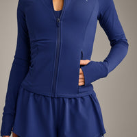 UnifiedMove Pocket Jacket with Reflective Logo | Varsity Blue