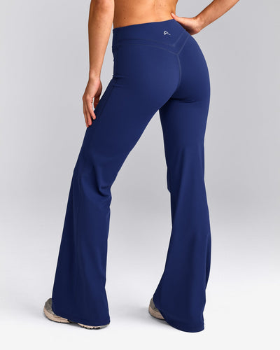 UnifiedMove™ Wrap Flared Bottoms with Reflective Logo | Varsity Blue