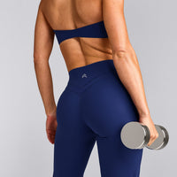 UnifiedMove™ Wrap Flared Bottoms with Reflective Logo | Varsity Blue