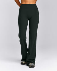 SoftMotion™ Flared Bottoms with Grey Logo | Emerald Noir