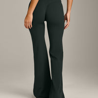 SoftMotion™ Flared Bottoms with Grey Logo | Emerald Noir