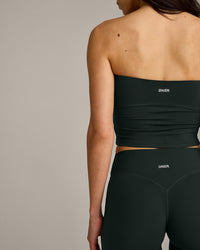 SoftMotion™ Straight Leg Bottoms with Grey Logo | Emerald Noir