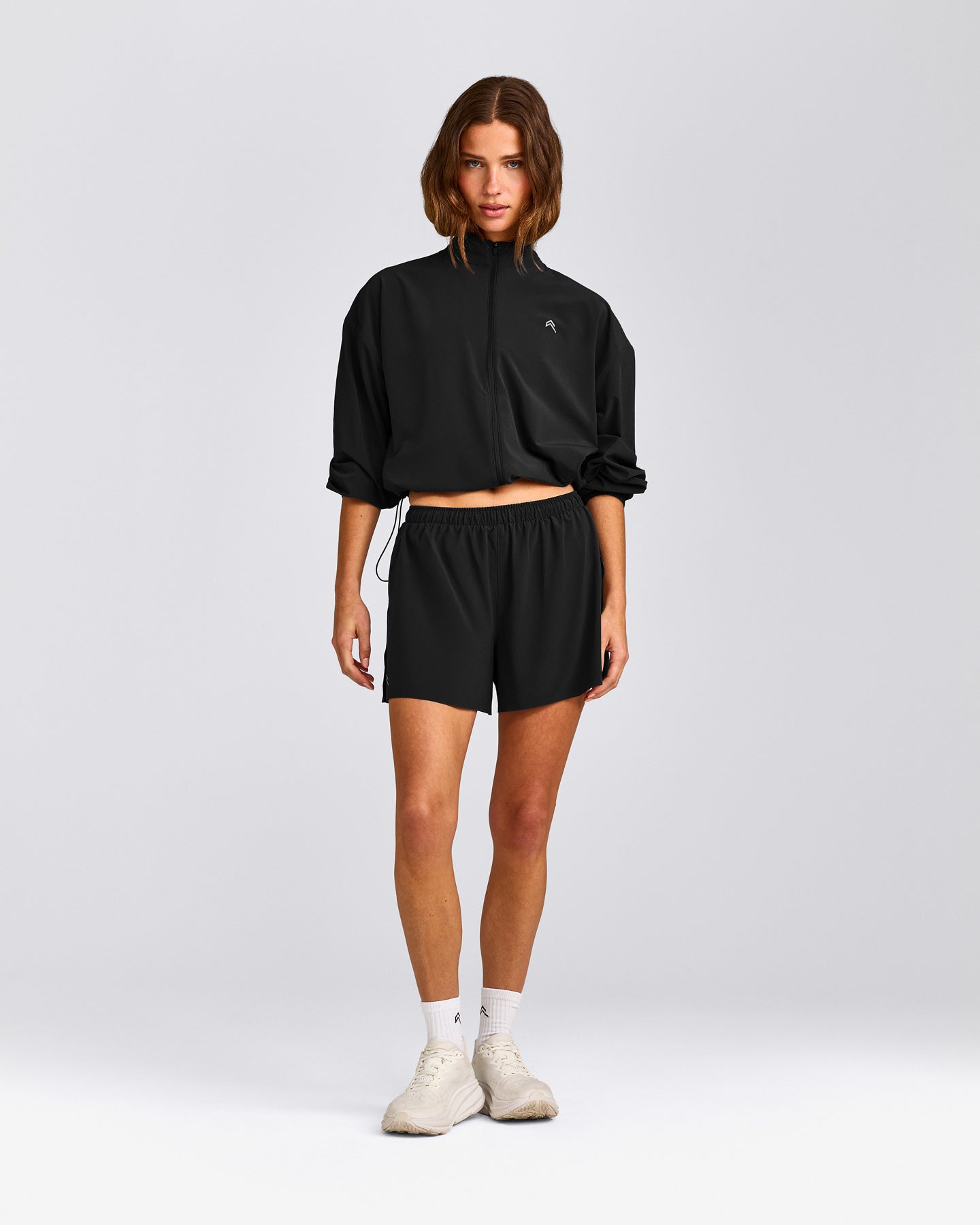 AirMove™ Lined Shorts 4" with Pocket and Reflective Logo | Black