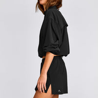 AirMove™ Lined Shorts 4" with Pocket and Reflective Logo | Black