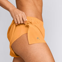 AirMove™ Lined Shorts 2" with Pocket and Reflective Logo | Powdered Orange