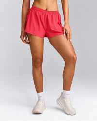 AirMove™ Lined Shorts 2" with Pocket and Reflective Logo | Charged Pink