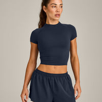 Oner Seamless Fitted Top | Light True Blue
