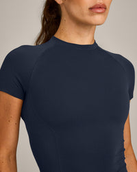 Oner Seamless Fitted Top | Light True Blue