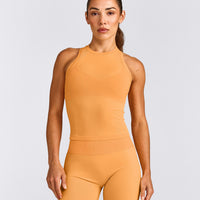 Oner Seamless Fitted Vest | Light Powdered Orange
