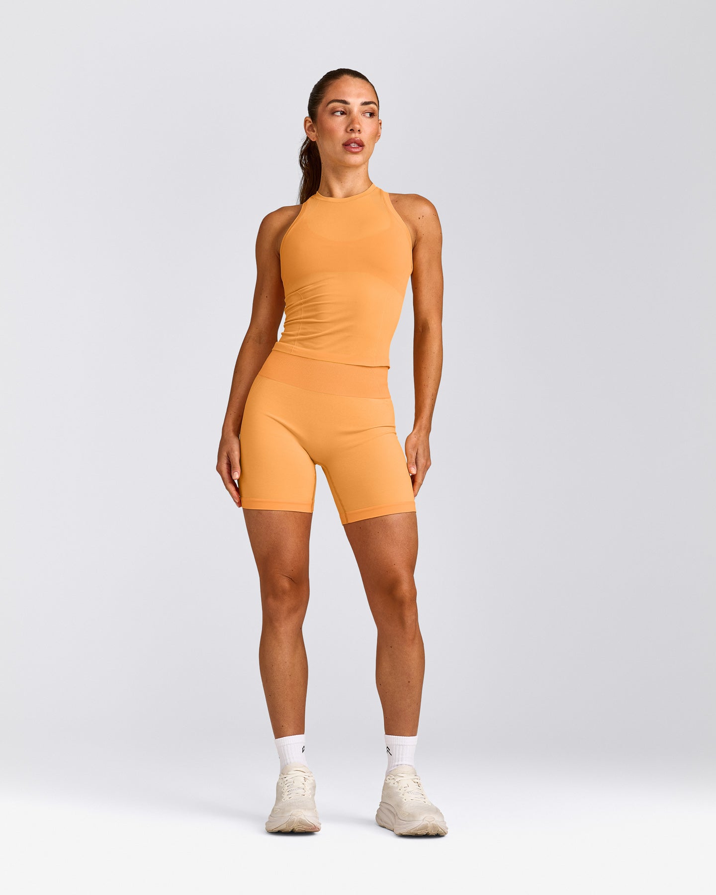 Oner Seamless Fitted Vest | Light Powdered Orange