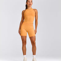 Oner Seamless Fitted Vest | Light Powdered Orange