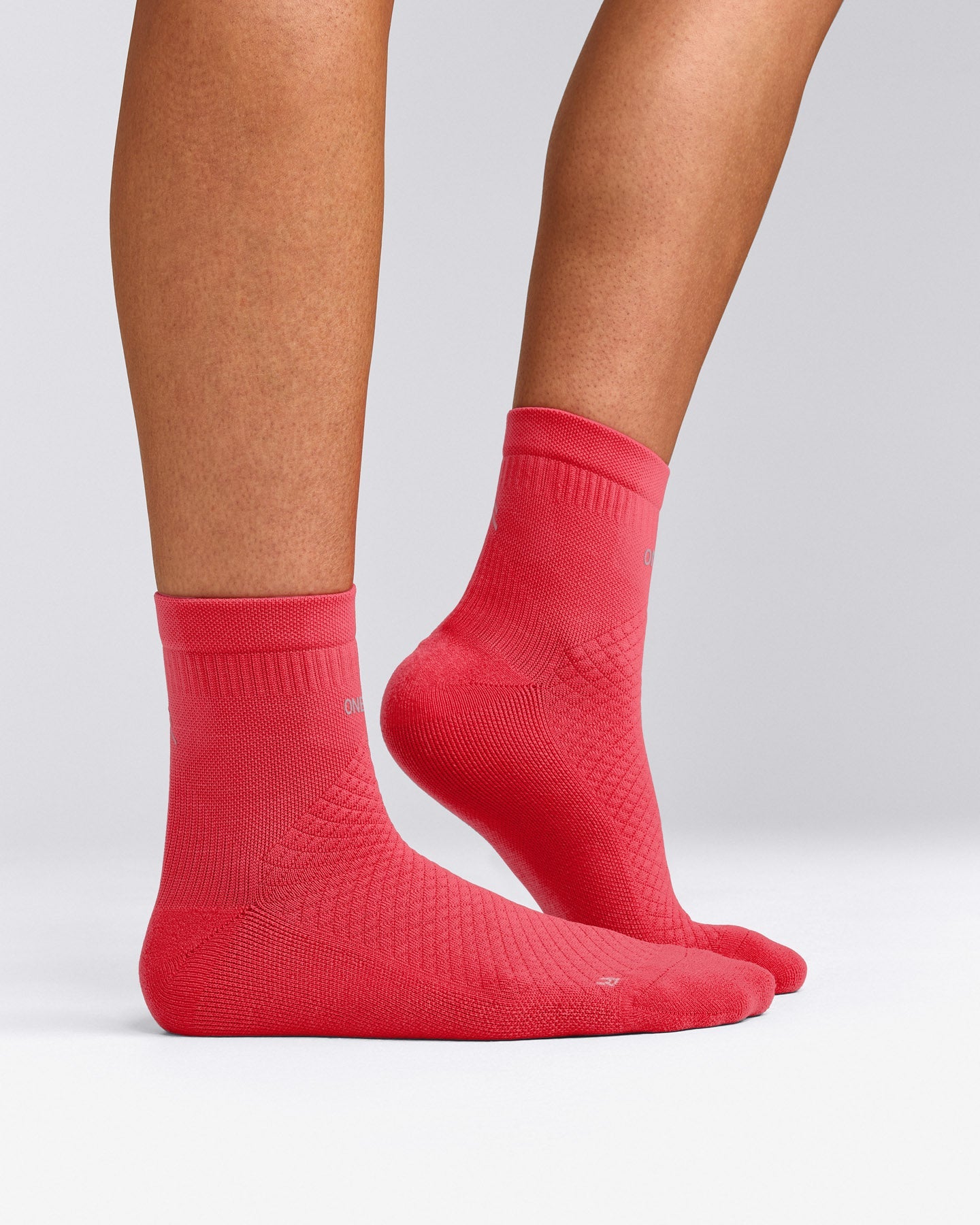 Performance Mid Crew Socks 1 Pack | Charged Pink