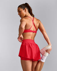 UnifiedMove™ Double Layer Shorts 5" with Reflective Logo | Charged Pink