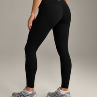 UnifiedMove™ Pocket Leggings with Bonding with Reflective Logo | Black