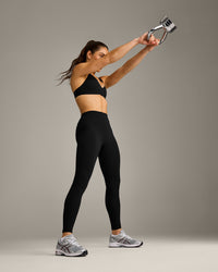 UnifiedMove™ Pocket Leggings with Bonding with Reflective Logo | Black