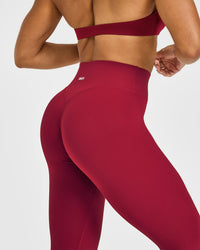 SoftMotion™ High Waisted Leggings | Ruby Red