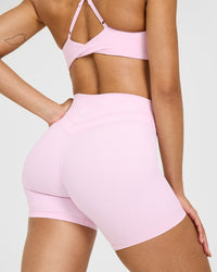 UnifiedMove™ High Waisted Shorts 6" | Chalk Pink