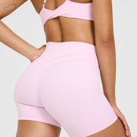 UnifiedMove™ High Waisted Shorts 6" | Chalk Pink