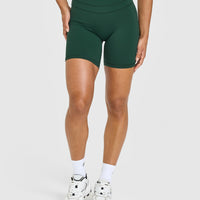 UnifiedMove™ High Waisted Shorts 6" | Racing Green