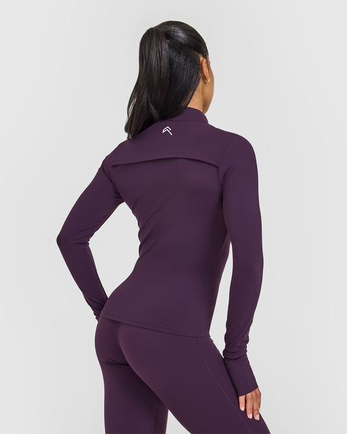 Unified Jacket White Logo | Blackberry Purple