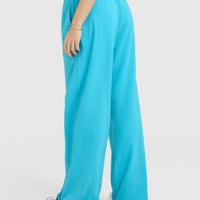 Raw Lounge Wide Leg Joggers | Aqua Blue