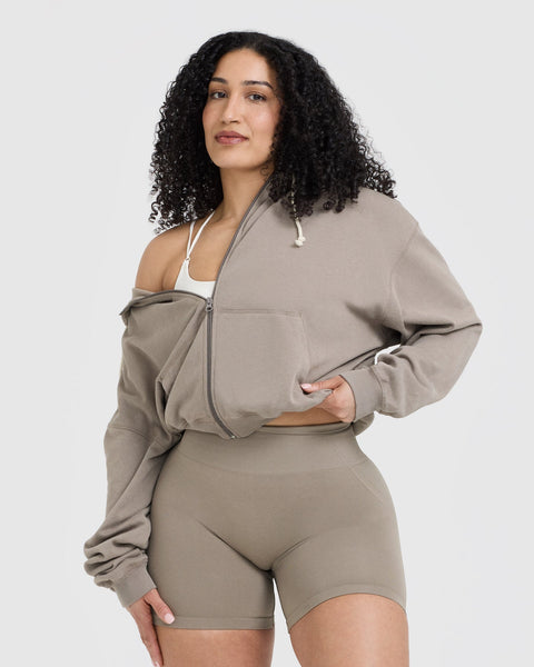 Oversized Zip Hoodie Women's - Minky | Oner Active CA