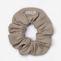 SoftMotion™ Scrunchie with Gray Logo | Minky