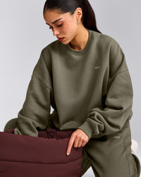 Foundations All Season Crew Neck Sweatshirt | Alpine Green