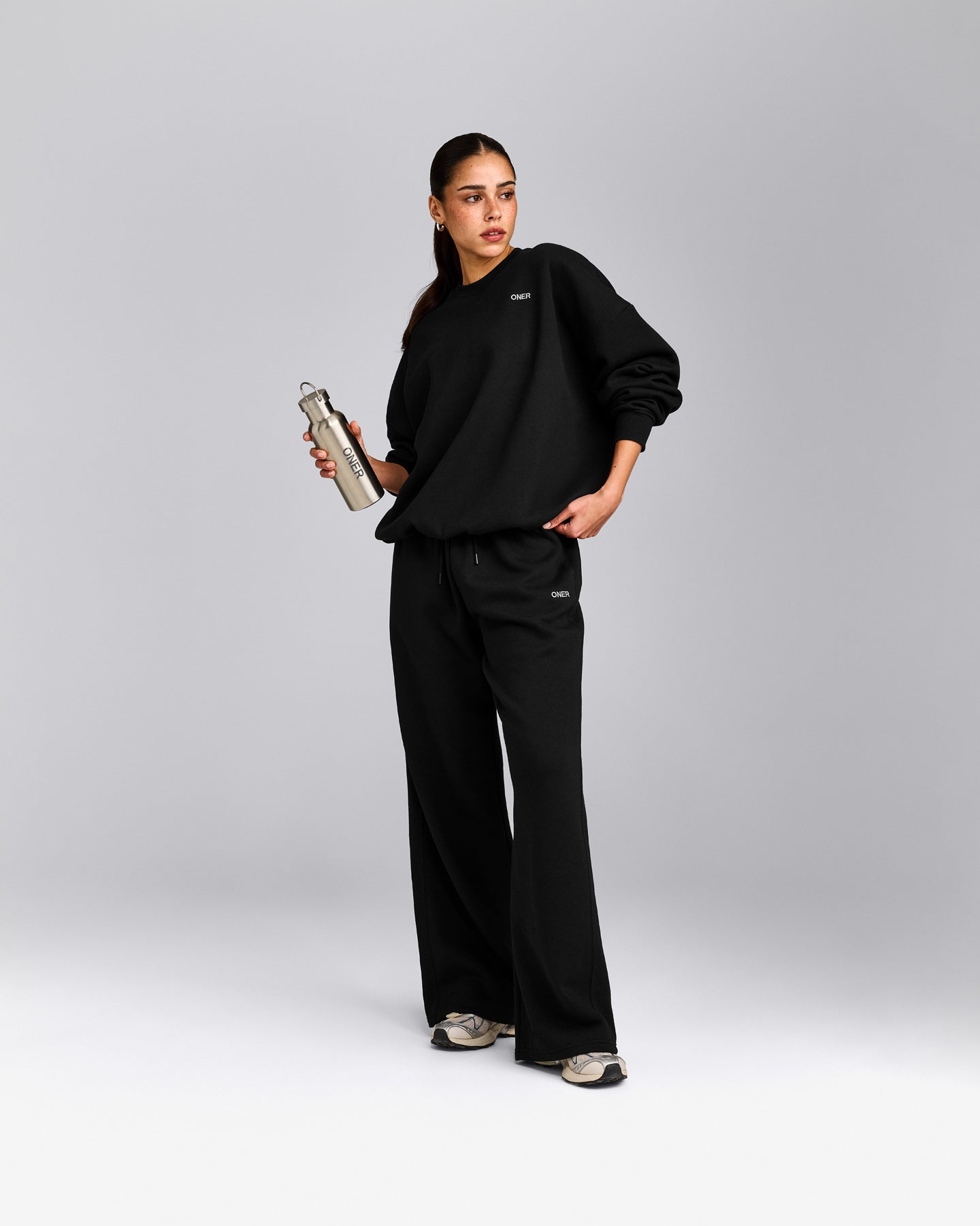 Foundations All Season Crew Neck Sweatshirt | Black