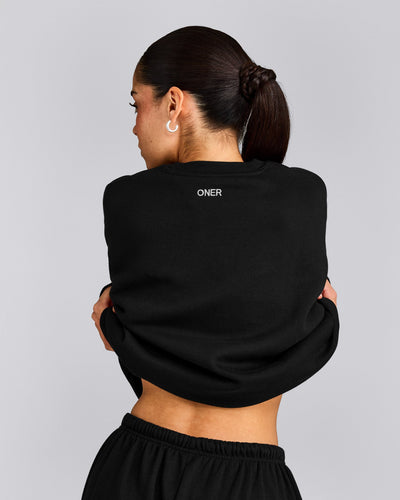 Foundations All Season Crew Neck Sweatshirt | Black