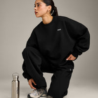 Foundations All Season Crew Neck Sweatshirt | Black