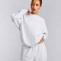 Foundations All Season Crew Neck Sweatshirt | Grey Marl