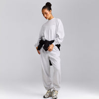 Foundations All Season Crew Neck Sweatshirt | Grey Marl