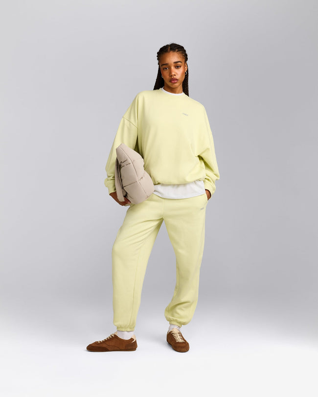 Foundations All Season Crew Neck Sweatshirt | Pastel Yellow