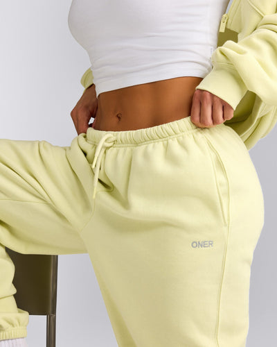 Foundations All Season Joggers | Pastel Yellow