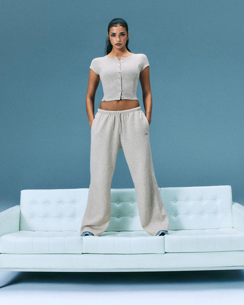 Foundations All Season Straight Leg Sweatpants | Oat Marl