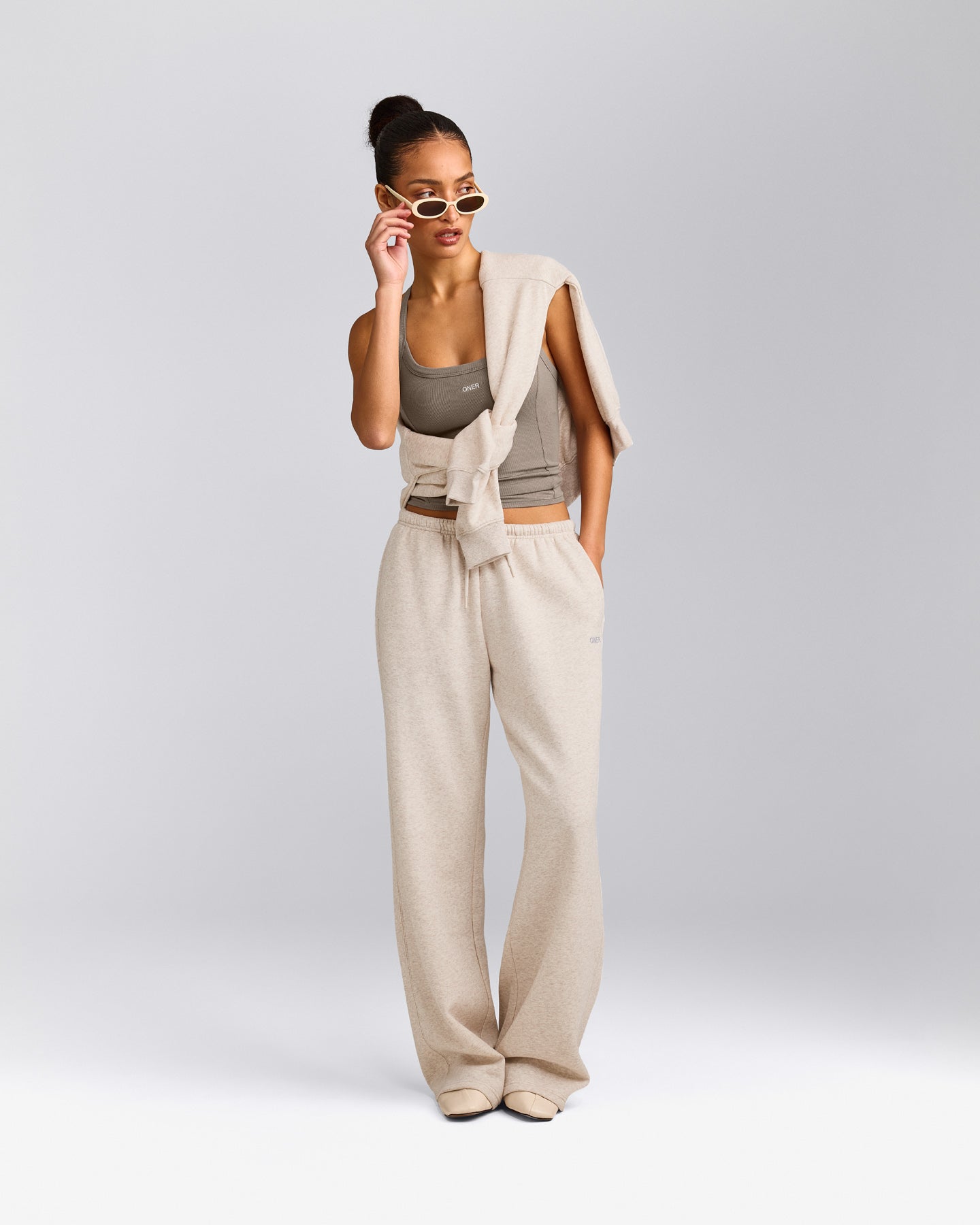 Foundations All Season Straight Leg Sweatpants | Oat Marl