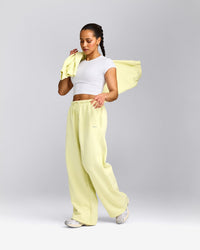Foundations All Season Straight Leg Joggers | Pastel Yellow