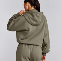 Foundations All Season Zip Through Hoodie | Alpine Green