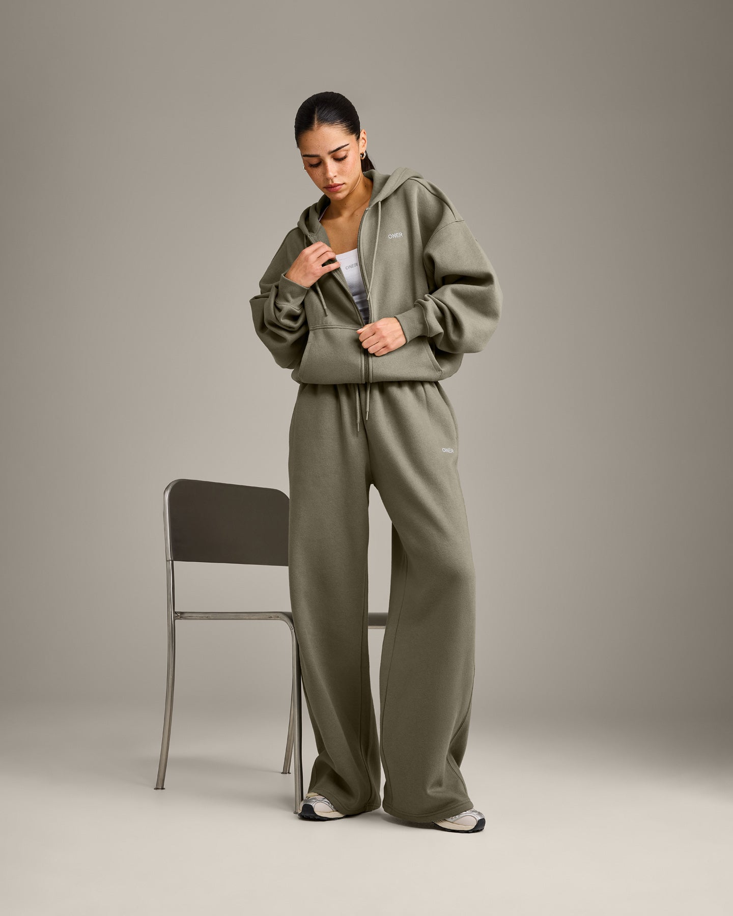 Foundations All Season Zip Through Hoodie | Alpine Green
