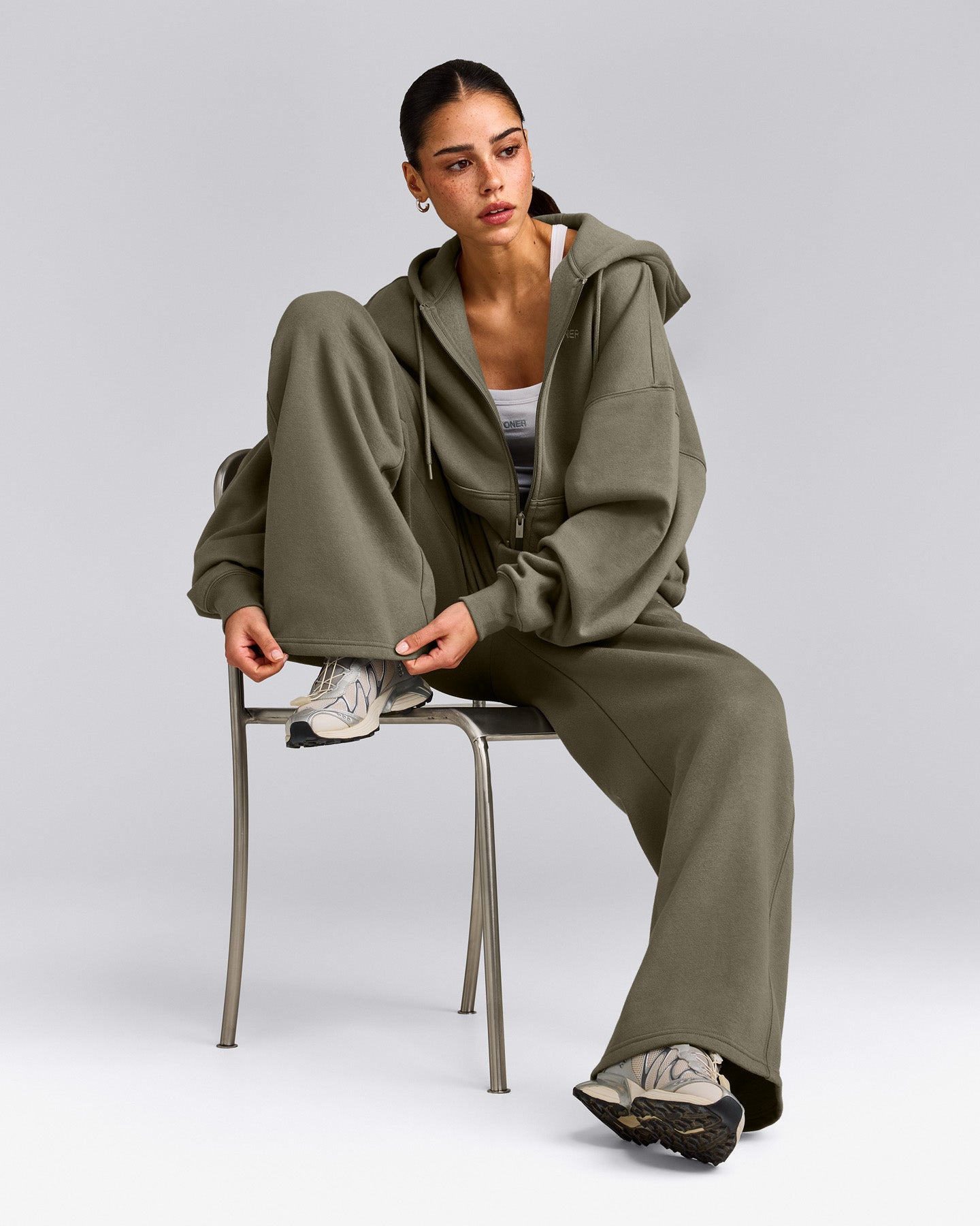 Foundations All Season Zip Through Hoodie | Alpine Green