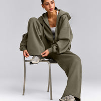 Foundations All Season Zip Through Hoodie | Alpine Green
