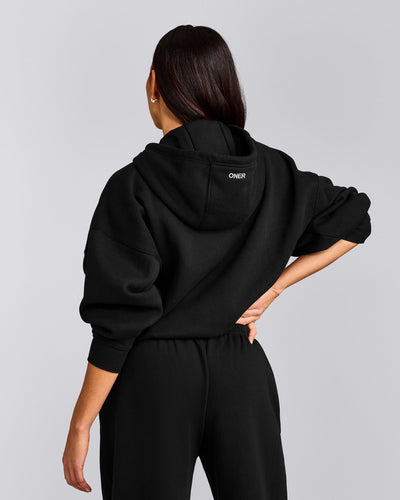 Foundations All Season Zip Through Hoodie | Black