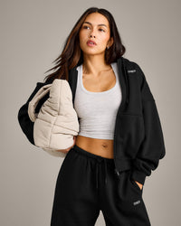 Foundations All Season Zip Through Hoodie | Black