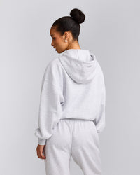 Foundations All Season Zip Through Hoodie | Grey Marl