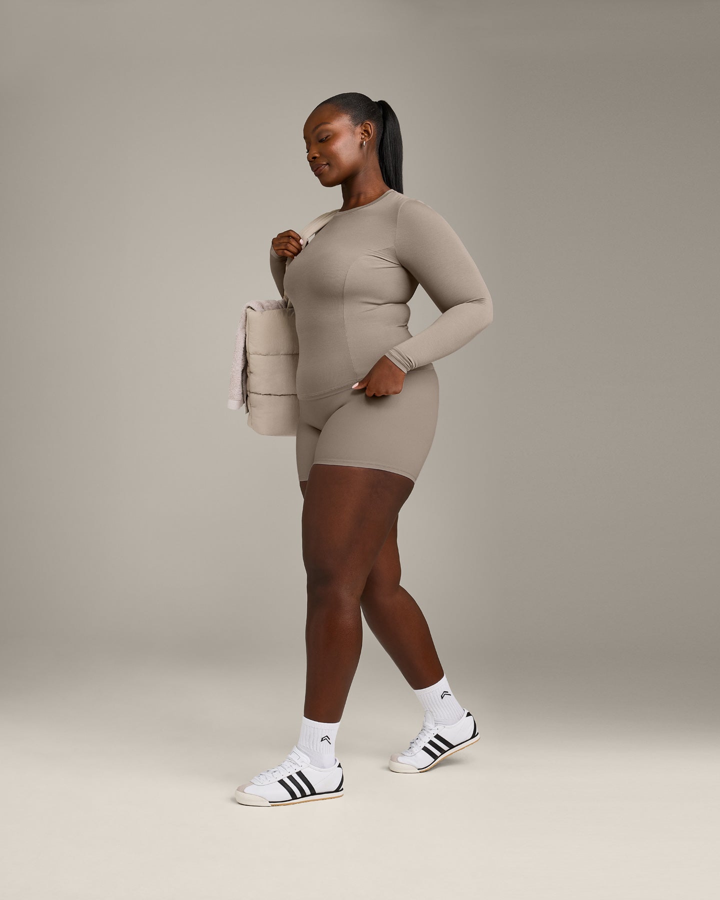 Mellow™ Motion Crew Neck Long Sleeve Top | Warm Minky