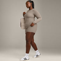 Mellow™ Motion Crew Neck Long Sleeve Top | Warm Minky