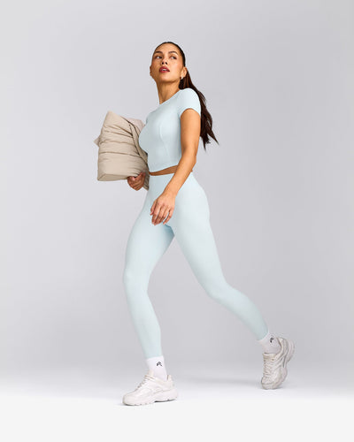 Mellow™ Motion Crew Neck Mid Top | Cloud Blue